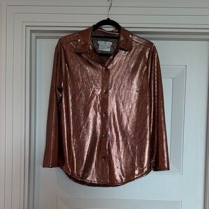 Savage X Fenty Shiny Copper Shirt